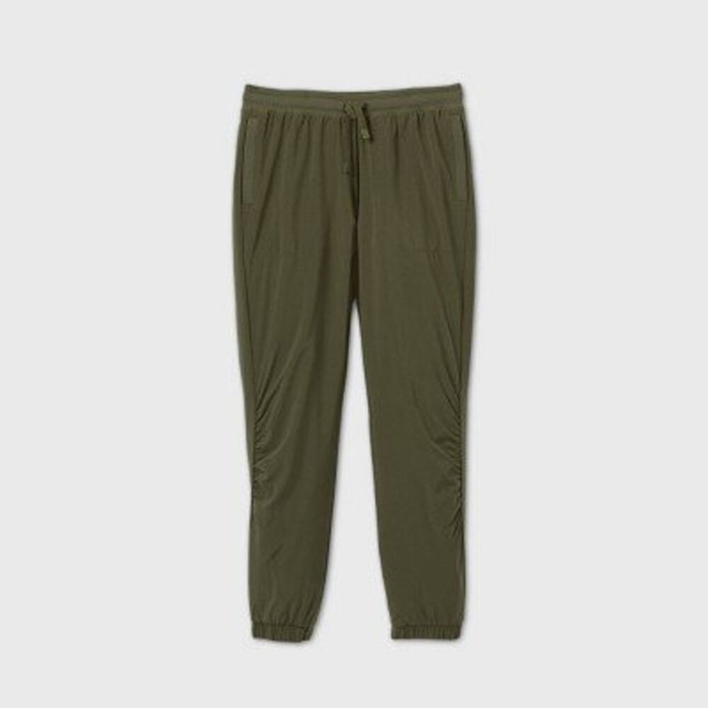 NWT All In Motion Boys' Green Winter Woven Pants Youth Size XS 4/5